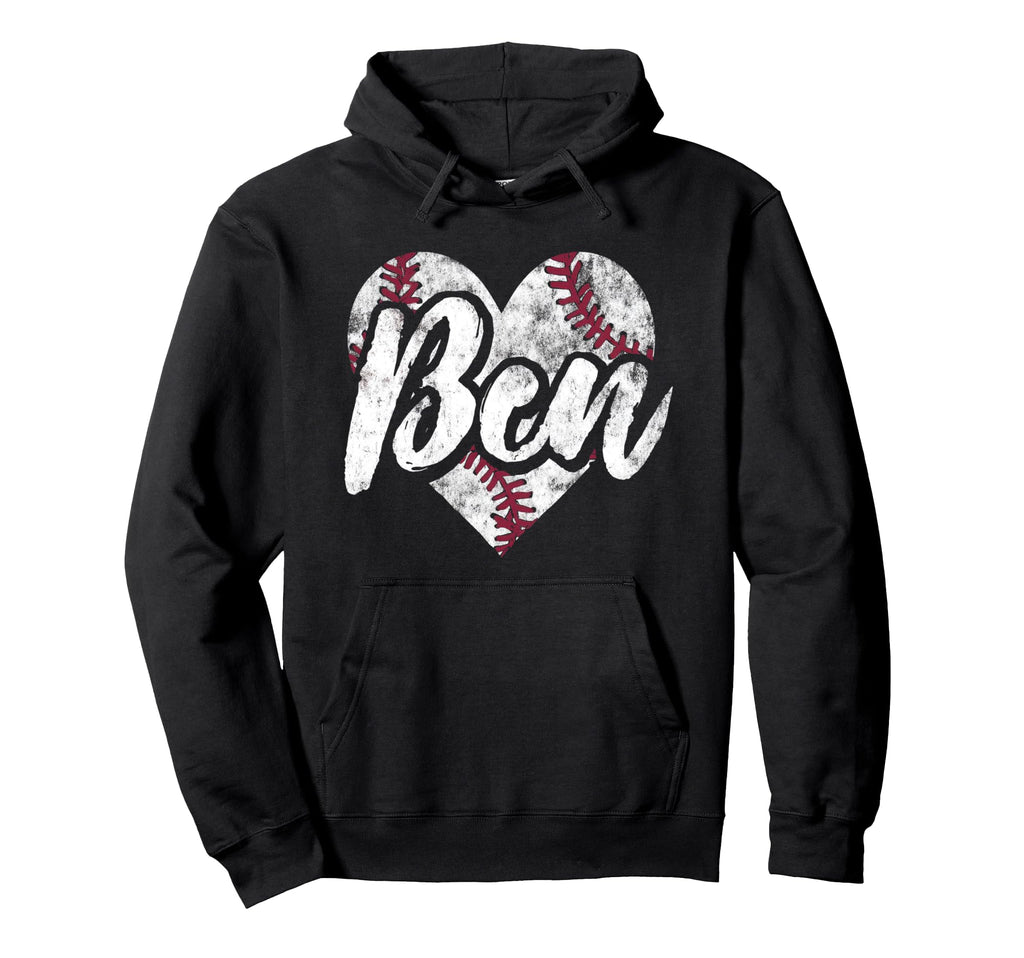 Ben Baseball Personalized Name Mom Hoodie - Streetwear Style Men Women - T-Shirt, Sweatshirt, Hoodie