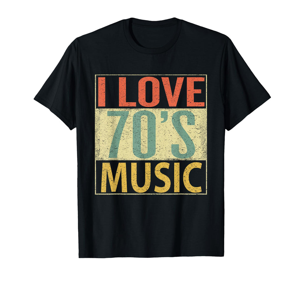 70S Music Fun I Love 70S Music T-Shirt - Aesthetic Graphic Unisex - T-Shirt, Sweatshirt, Hoodie