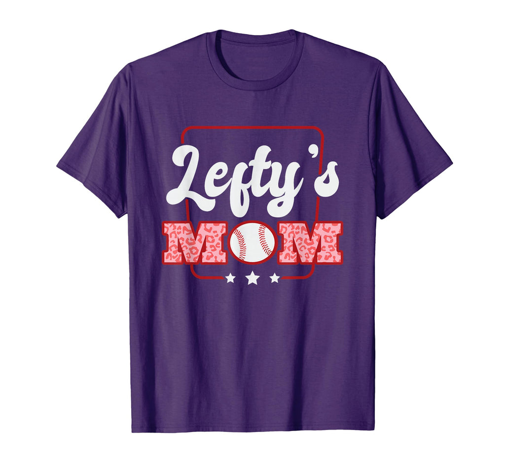 Leftys Mom Baseball Left Handed People T-Shirt - Trendy Graphic for Adults - T-Shirt, Sweatshirt, Hoodie