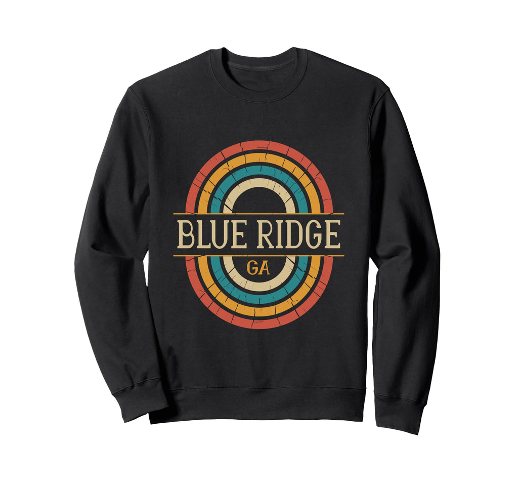 Blue Ridge Georgia Ga Distressed Sweatshirt - Novelty Apparel Men Women - T-Shirt, Sweatshirt, Hoodie