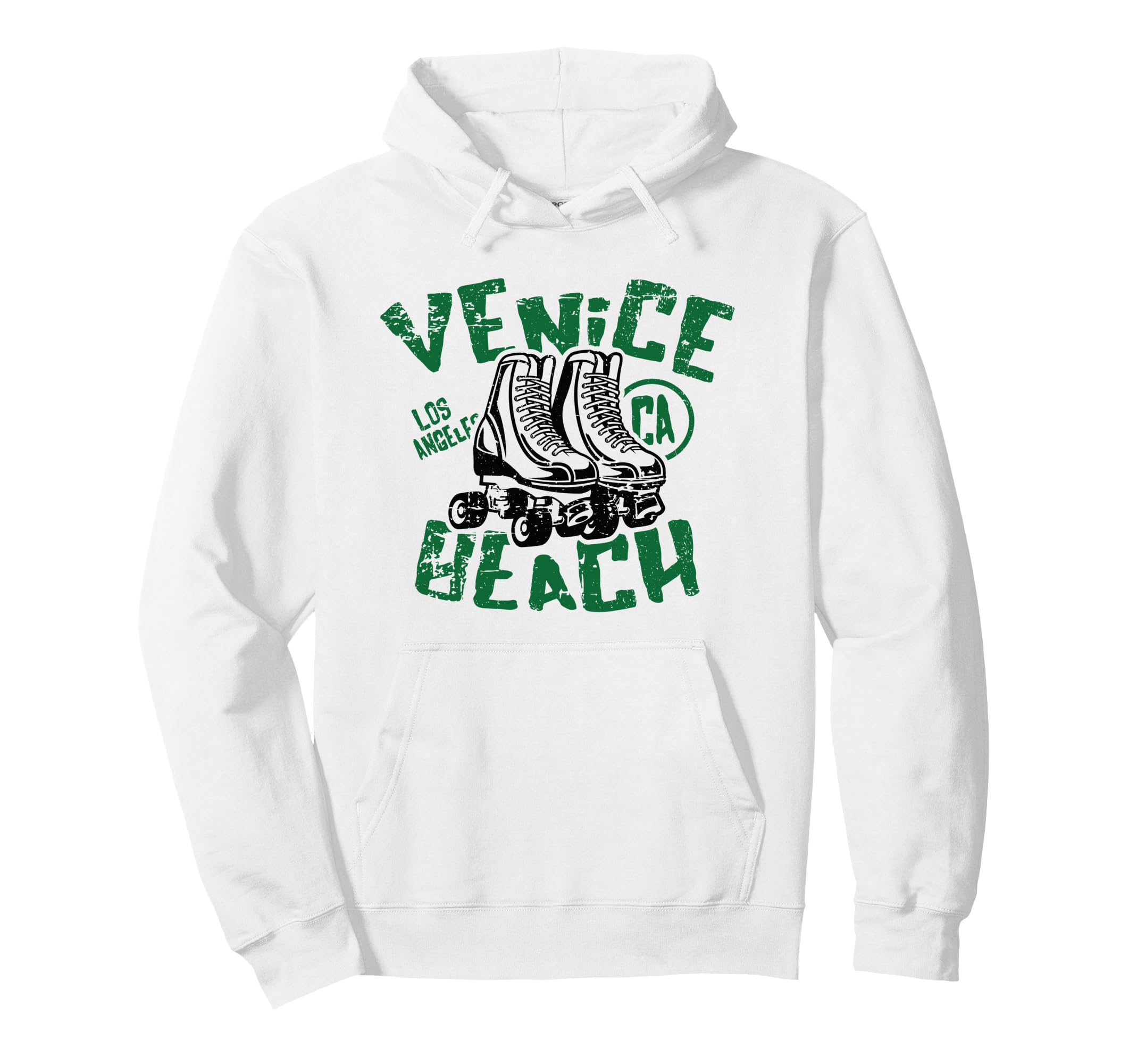 Venice Beach California Distressed Hoodie - Aesthetic Graphic for Adults - T-Shirt, Sweatshirt, Hoodie