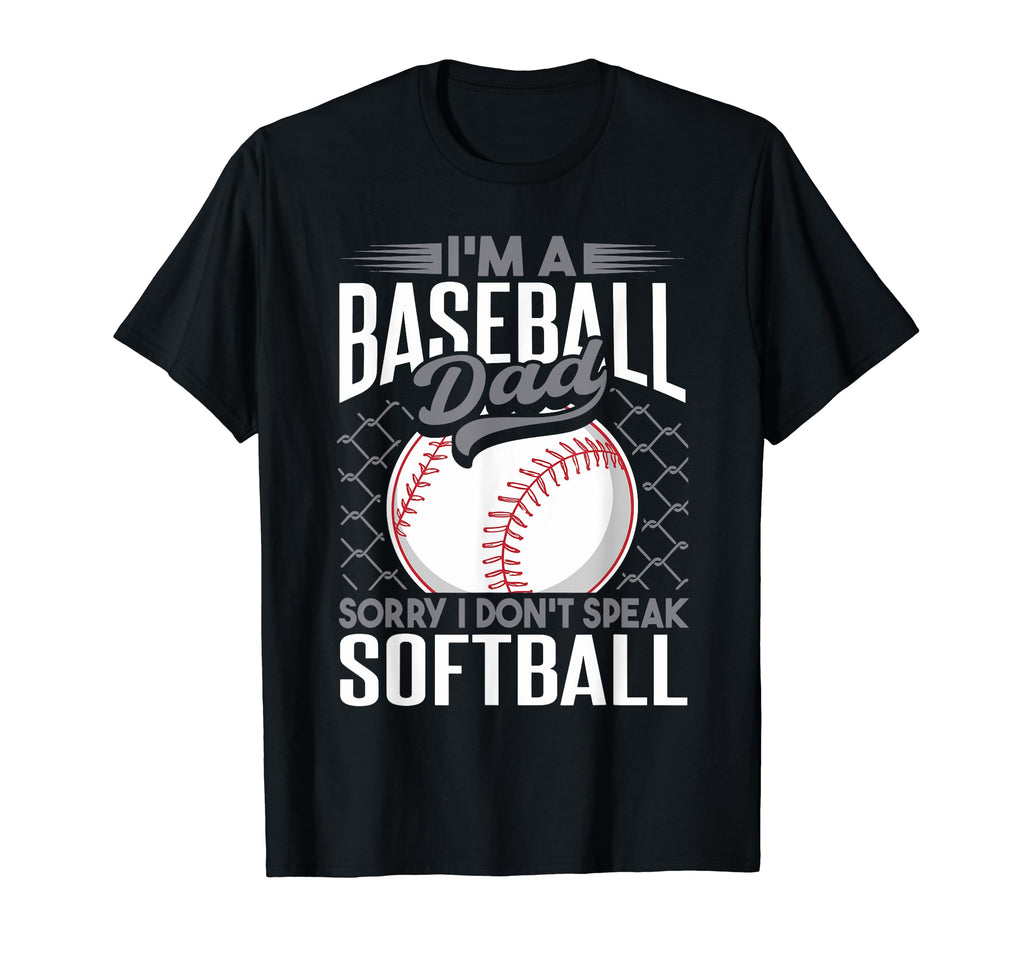 Baseball Dad Funny Im Baseball Dad T-Shirt - Aesthetic Graphic Unisex - T-Shirt, Sweatshirt, Hoodie