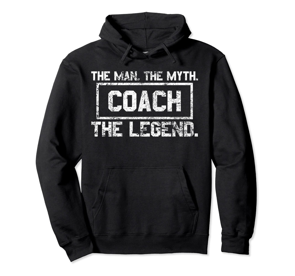 Myth Coach Baseball Funny Hoodie - Novelty Apparel for Adults - T-Shirt, Sweatshirt, Hoodie