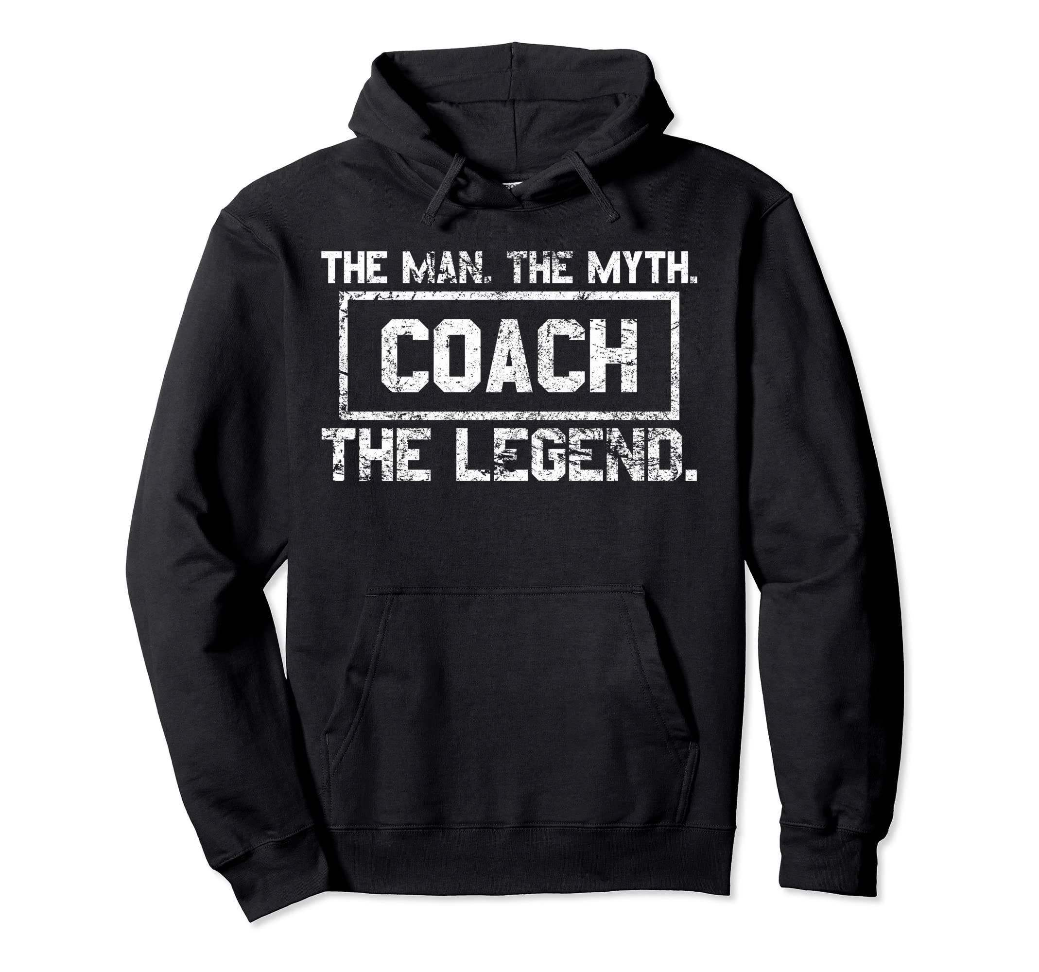 Myth Coach Baseball Funny Hoodie - Novelty Apparel for Adults - T-Shirt, Sweatshirt, Hoodie