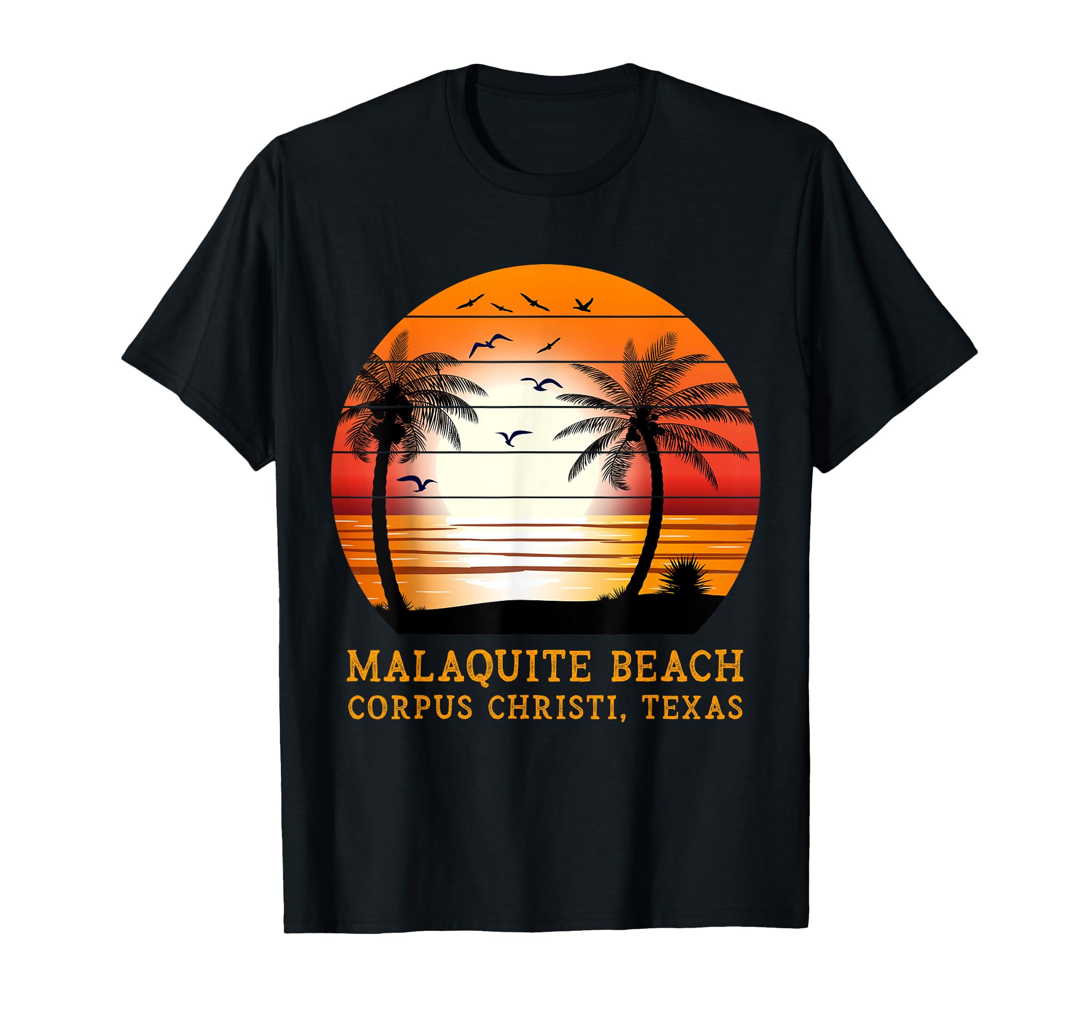 Malaquite Beach Corpus Christi Texas T-Shirt - Minimalist Print Unisex - T-Shirt, Sweatshirt, Hoodie