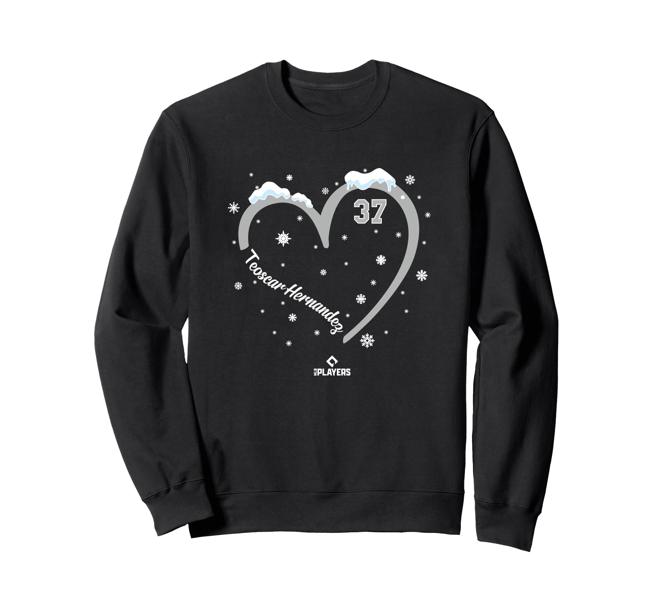 Teoscar Hernandez Heart Toronto Baseball Sweatshirt - Graphic Print Unisex - T-Shirt, Sweatshirt, Hoodie