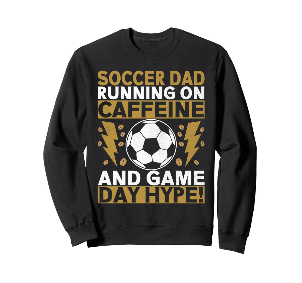 Running Caffeine And Game Day Hype Sweatshirt - Novelty Apparel Men Women - T-Shirt, Sweatshirt, Hoodie