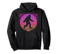 Bigfoot Sasquatch Vaporwave 80S 90S Hoodie - Custom Art Print Men Women - T-Shirt, Sweatshirt, Hoodie