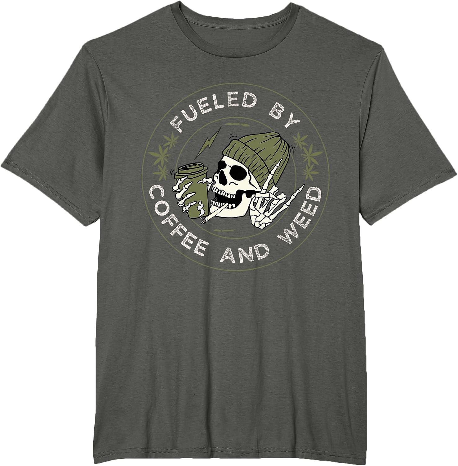 Coffee Weed 420 Co. - Adult & Kids T-Shirts, Sweatshirts & Hoodies apparel design preview 1