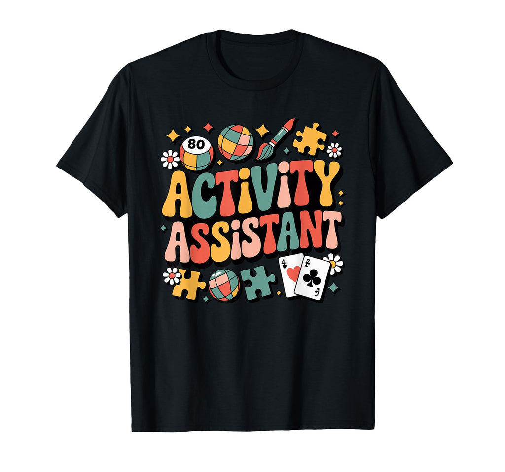 Activity Assistant 70S Aesthetic T-Shirt - Aesthetic Graphic Men Women - T-Shirt, Sweatshirt, Hoodie