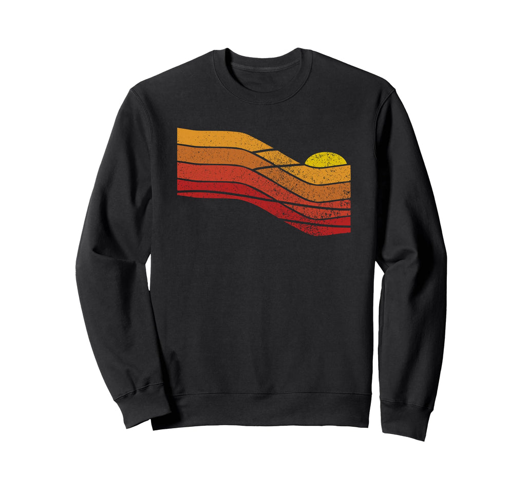 70S Sunset Sweatshirt - Fun Novelty Design Unisex - T-Shirt, Sweatshirt, Hoodie