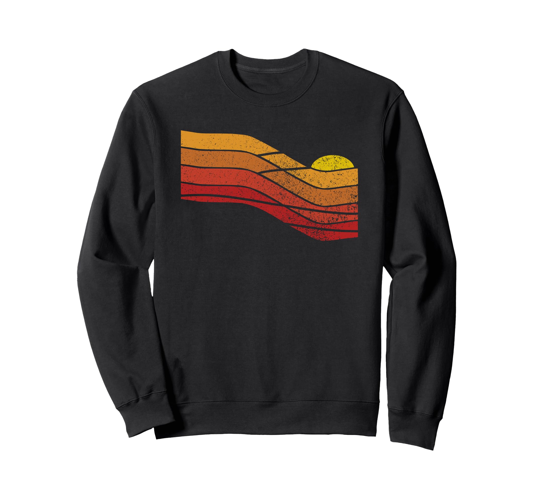 70S Sunset Sweatshirt - Fun Novelty Design Unisex - T-Shirt, Sweatshirt, Hoodie