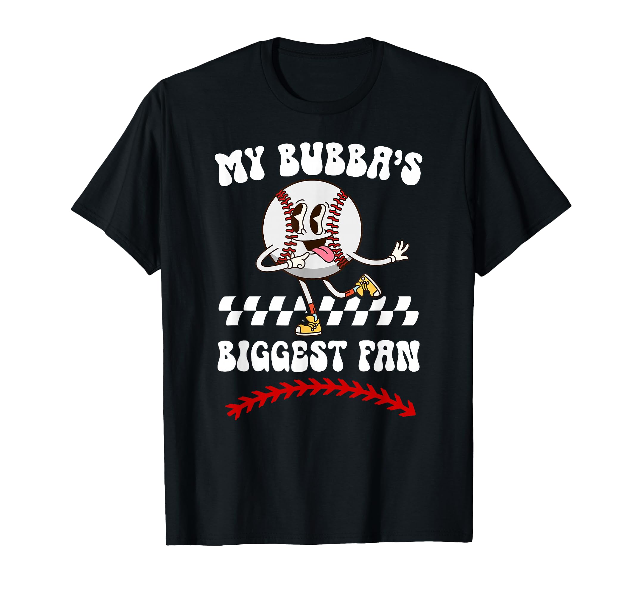 Bubbas Biggest Fan Baseball Brother T-Shirt - Custom Art Print Men Women - T-Shirt, Sweatshirt, Hoodie