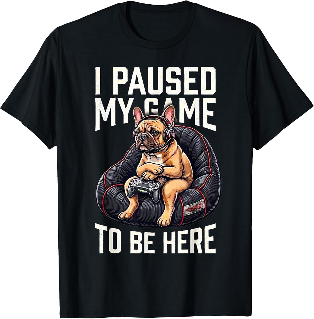 Funny Gamer Bulldog Merch Collection - Adult & Kids T-Shirts, Sweatshirts & Hoodies apparel design preview 1
