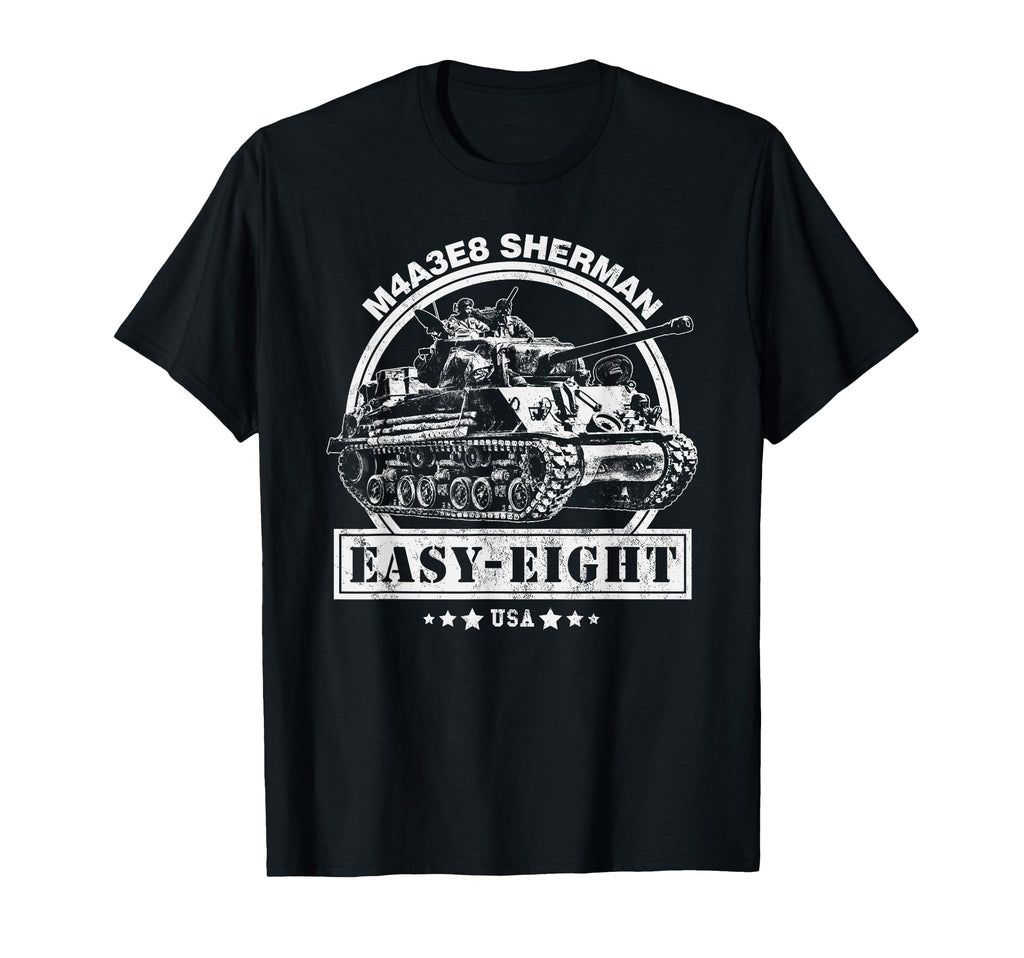 M4A3E8 Sherman Tank T-Shirt - Aesthetic Graphic Unisex - T-Shirt, Sweatshirt, Hoodie