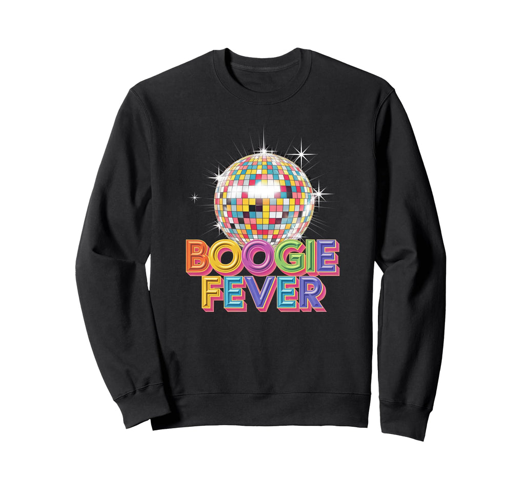 Disco Ball Boogie Fever Discoball Sweatshirt - Aesthetic Graphic Unisex - T-Shirt, Sweatshirt, Hoodie