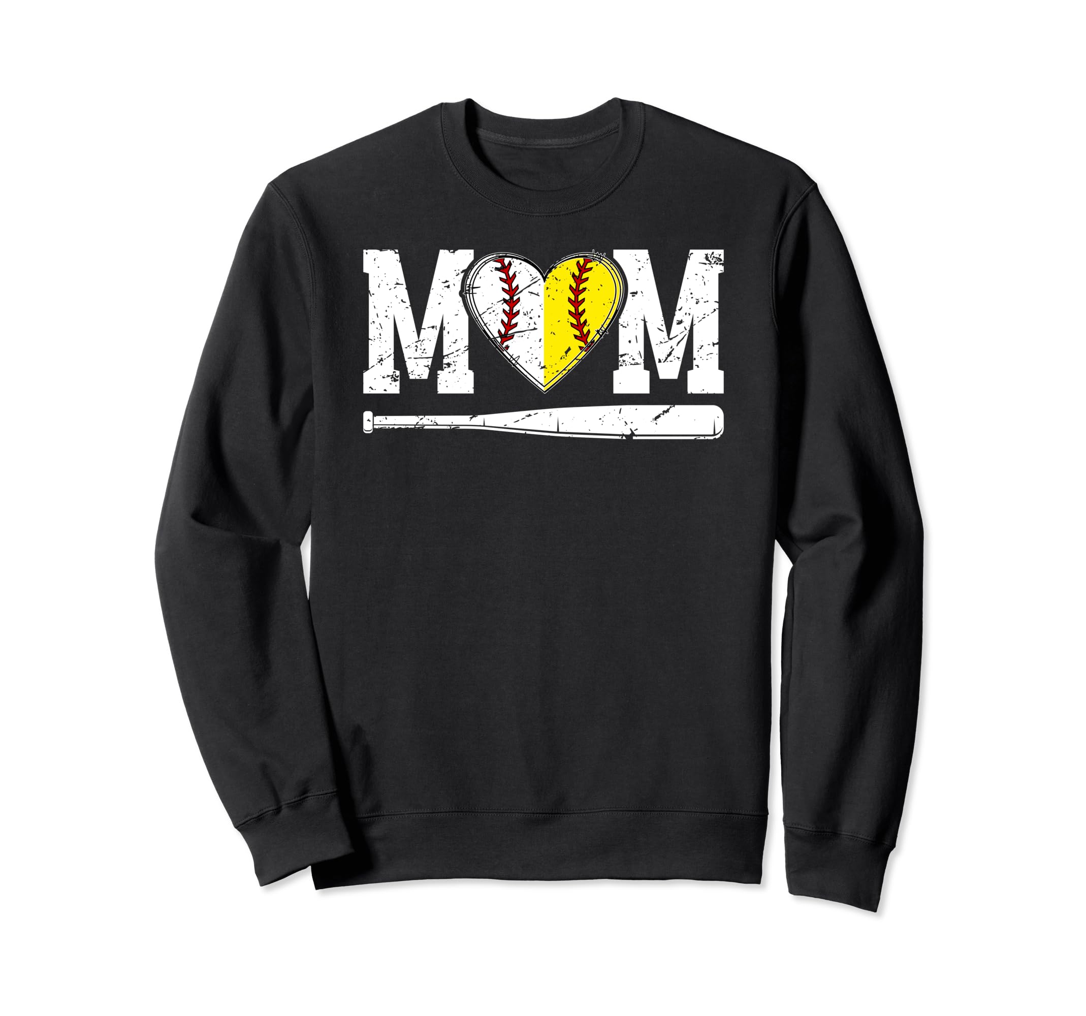 Softball Baseball Mom Baseball Sweatshirt - Custom Art Print Men Women - T-Shirt, Sweatshirt, Hoodie