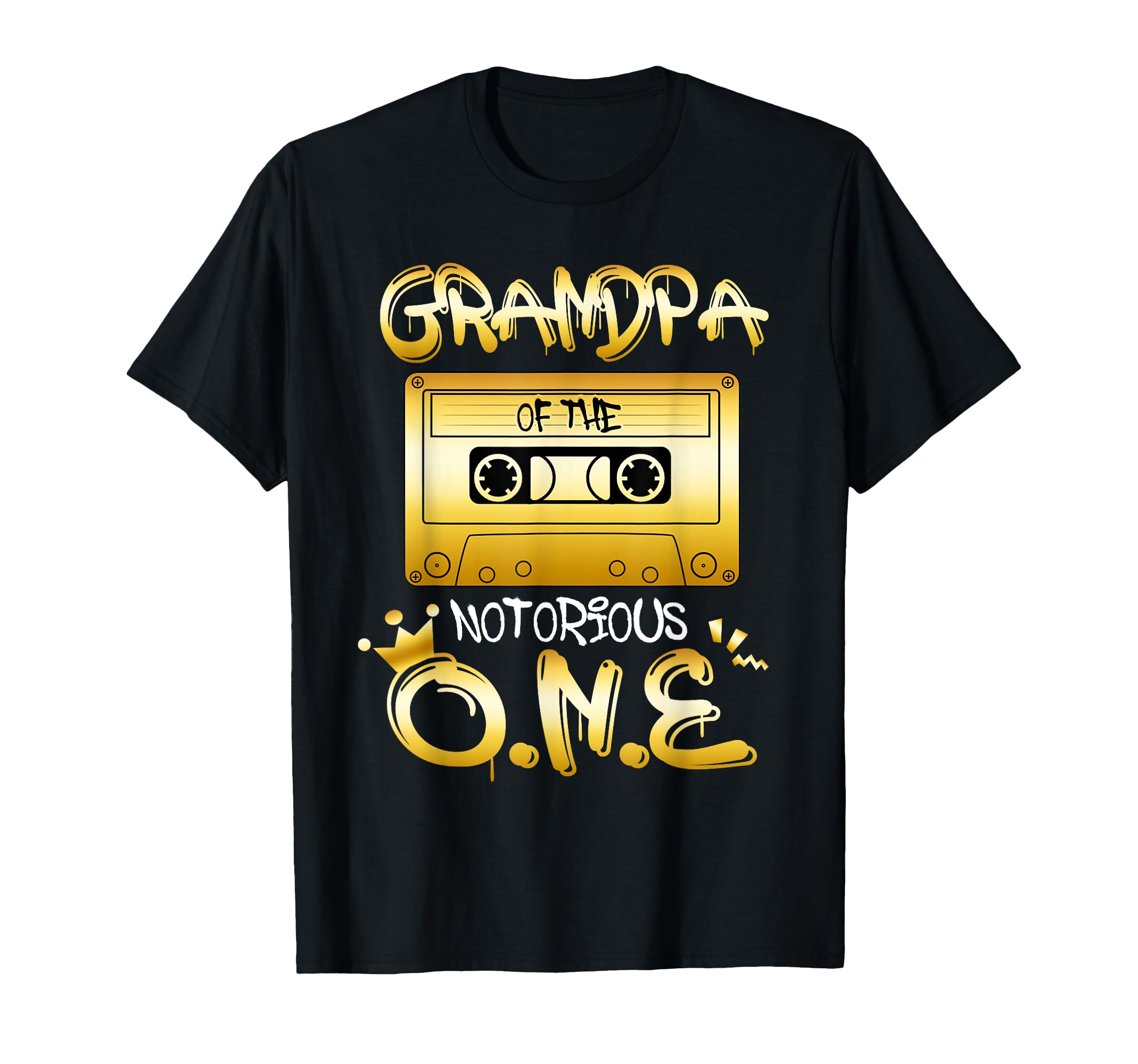 Grandpa Notorious One Bday Old School T-Shirt - Custom Art Print Unisex - T-Shirt, Sweatshirt, Hoodie