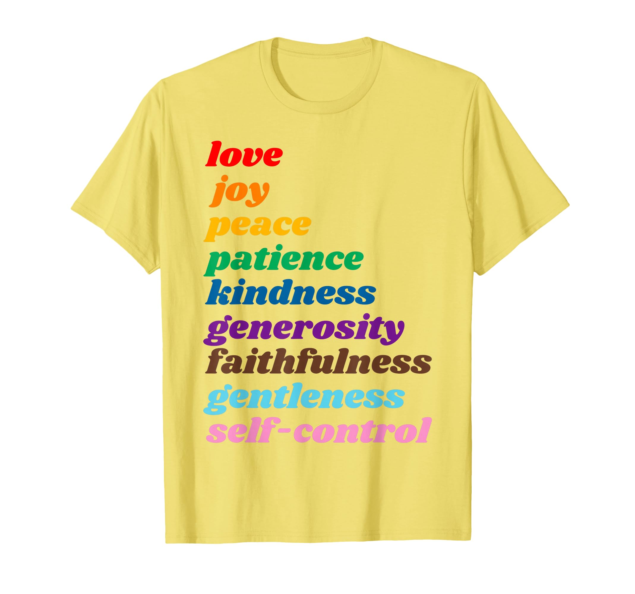 Funny Colorful Fruit Spirit Love Joy T-Shirt - Trendy Graphic for Adults - T-Shirt, Sweatshirt, Hoodie