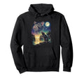 Rat Howling To Moon Meme Funny 90S Rat Hoodie - Fun Novelty Design Unisex - T-Shirt, Sweatshirt, Hoodie