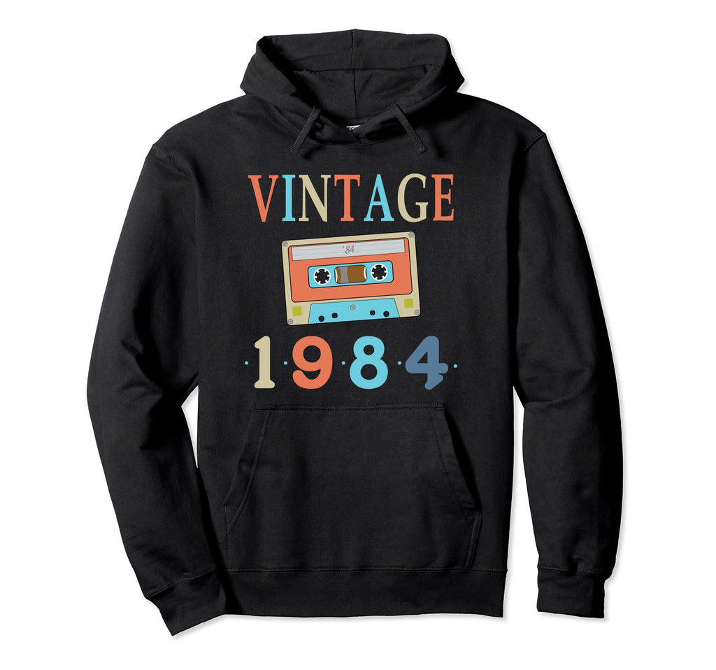 1984 Birthday Gifts 1984 Cassette Tape Hoodie - Custom Art Print Unisex - T-Shirt, Sweatshirt, Hoodie