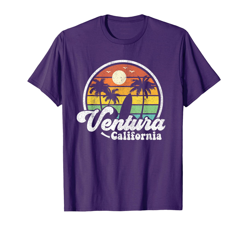 Ventura Beach California Ca Surfing Surf T-Shirt - Graphic Print Men Women - T-Shirt, Sweatshirt, Hoodie