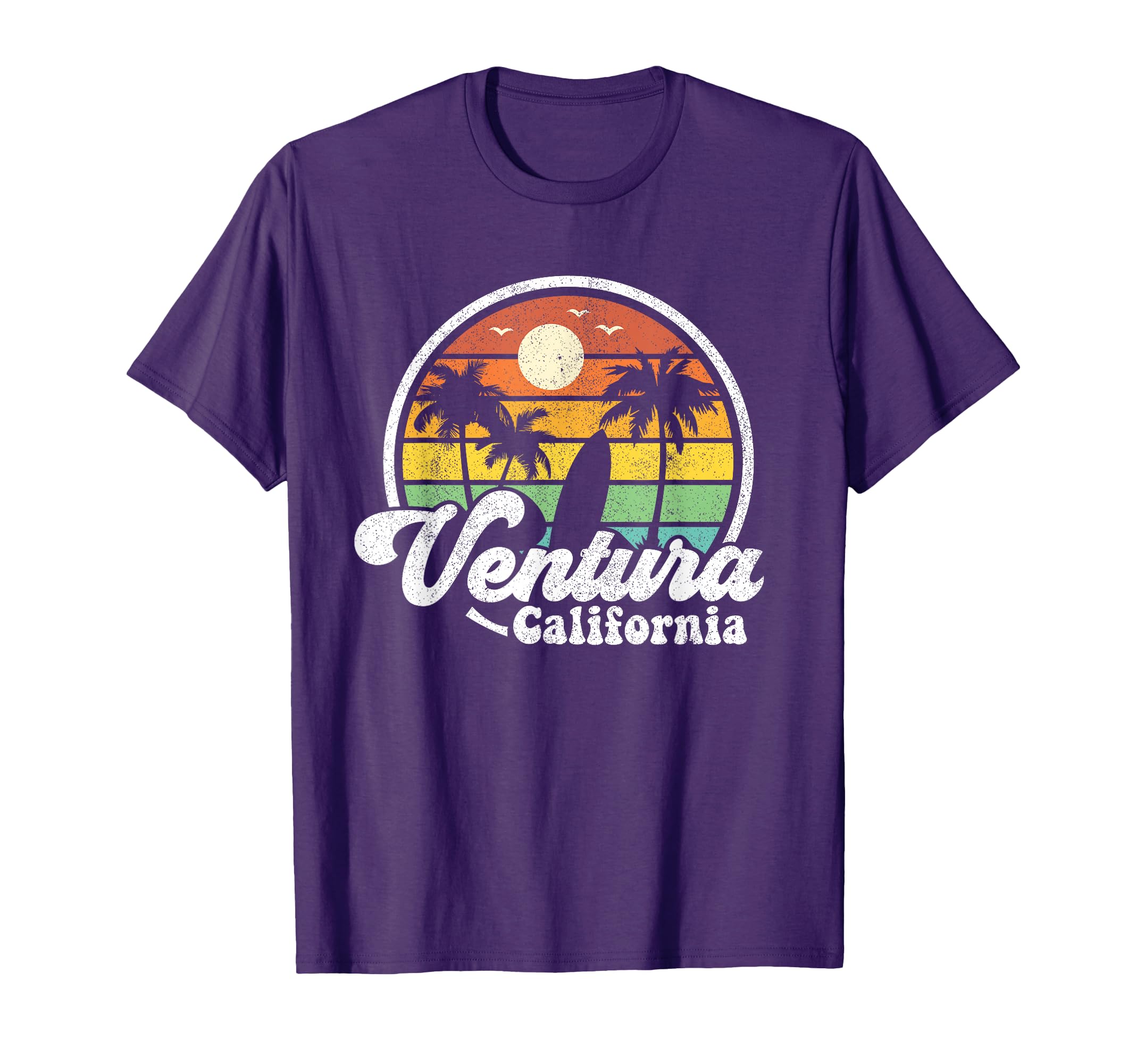 Ventura Beach California Ca Surfing Surf T-Shirt - Graphic Print Men Women - T-Shirt, Sweatshirt, Hoodie