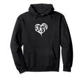 Y2K Tribal Heart Tattoo Cybersigilism Hoodie - Unique Graphic Unisex - T-Shirt, Sweatshirt, Hoodie
