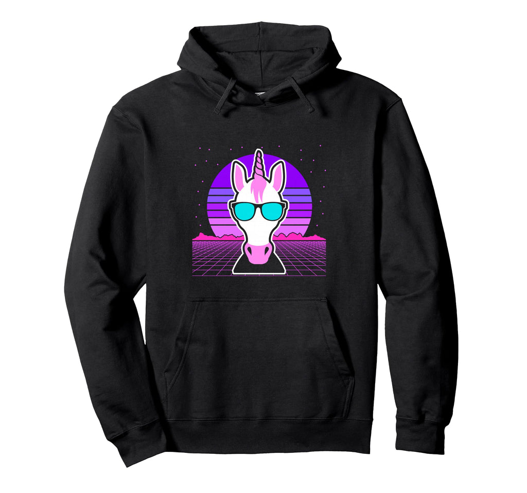 Aesthetic Vaporwave Outfits Unicorn Hoodie - Trendy Graphic for Adults - T-Shirt, Sweatshirt, Hoodie