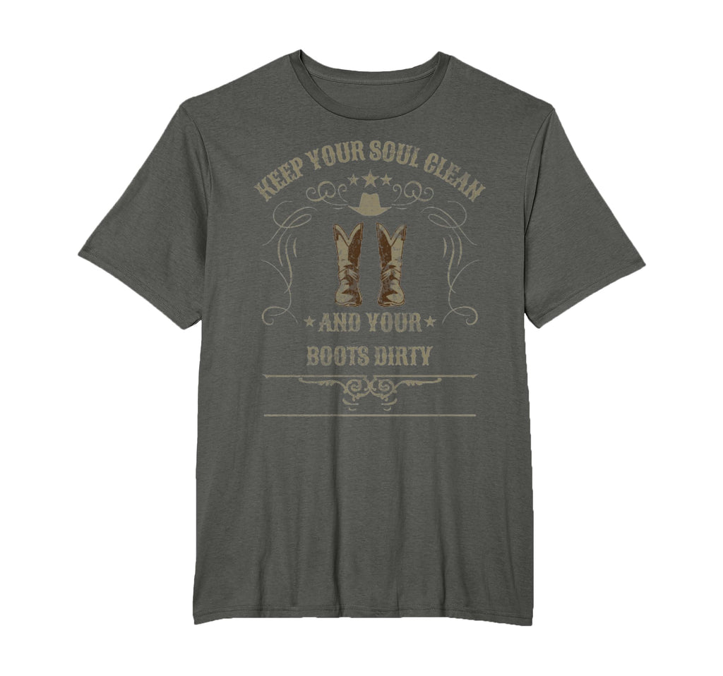 Keep Your Soul Clean Western Wisdom T-Shirt - Custom Art Print for Adults - T-Shirt, Sweatshirt, Hoodie
