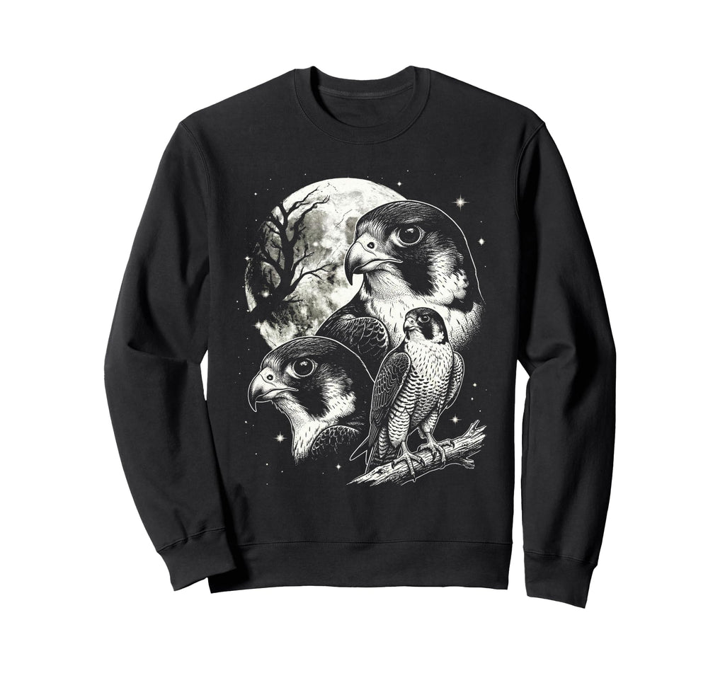 Peregrine Falcon 90S Bird Sweatshirt - Minimalist Print Men Women - T-Shirt, Sweatshirt, Hoodie