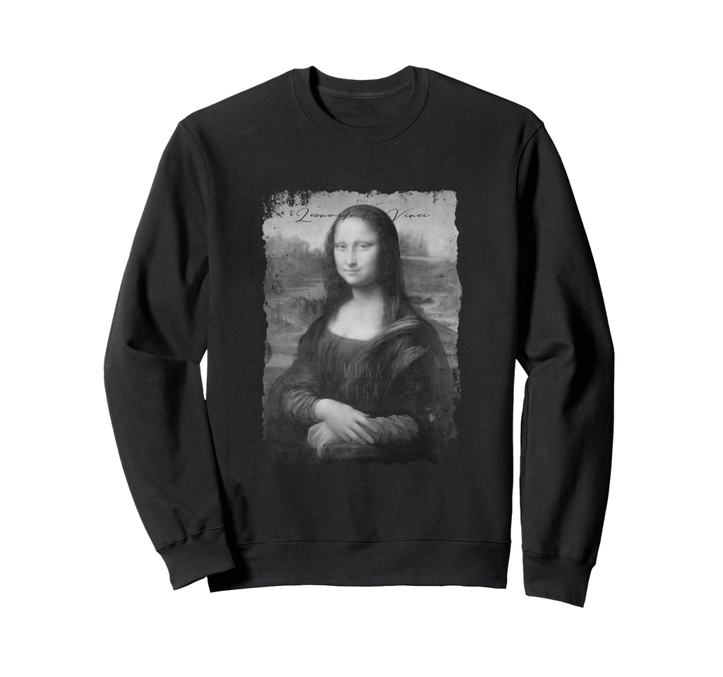 Mona Lisa Aesthetic Y2K Streetwear Sweatshirt - Novelty Apparel for Adults - T-Shirt, Sweatshirt, Hoodie