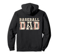 Baseball Dad Gift Sports Fan Or Proud Hoodie - Unique Graphic Men Women - T-Shirt, Sweatshirt, Hoodie