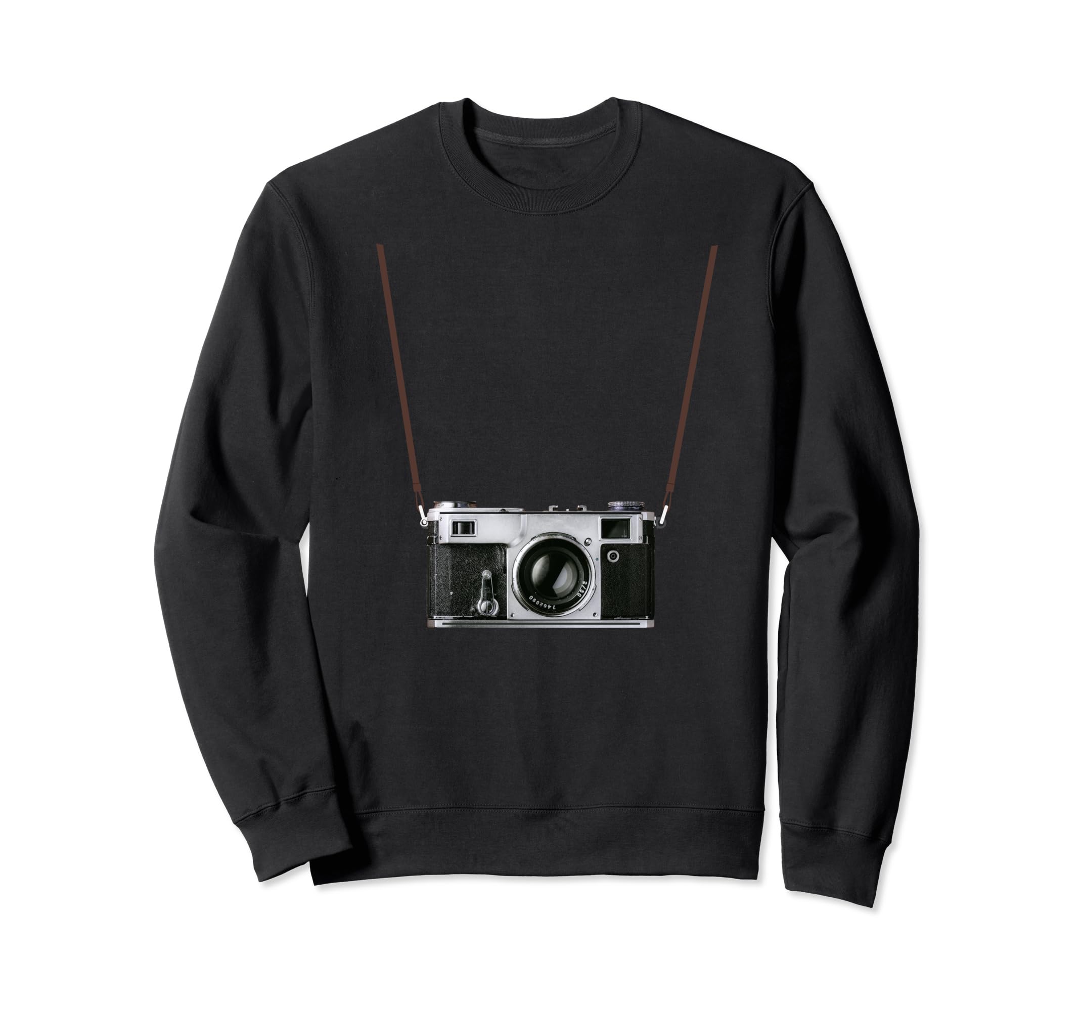 Camera Neck Strap Funny Novelty Sweatshirt - Fun Novelty Design for Adults - T-Shirt, Sweatshirt, Hoodie