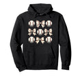 Baseball Coquette Bow Mothers Day Hoodie - Casual Everyday Wear Men Women - T-Shirt, Sweatshirt, Hoodie