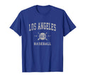 Los Angeles La Baseball Throwback T-Shirt - Custom Art Print for Adults - T-Shirt, Sweatshirt, Hoodie