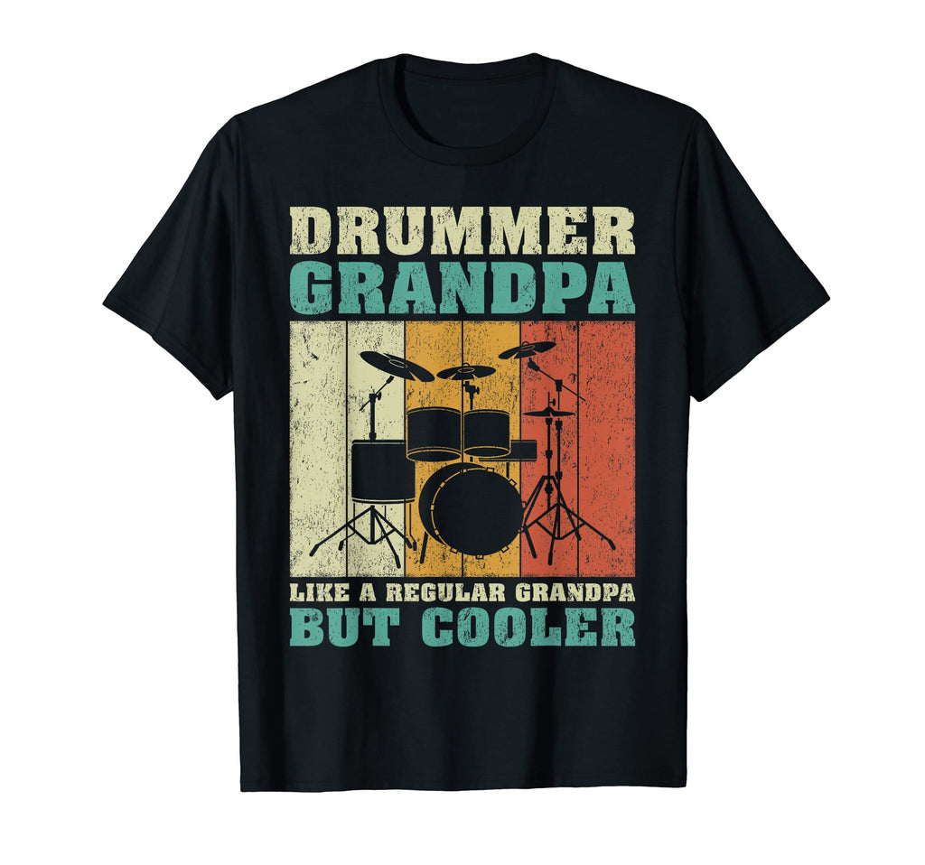 Drummer Grandpa Like Regular T-Shirt - Fun Novelty Design for Adults - T-Shirt, Sweatshirt, Hoodie