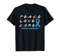 Apraxia Awareness Peace Love Cure T-Shirt - Fun Novelty Design for Adults - T-Shirt, Sweatshirt, Hoodie
