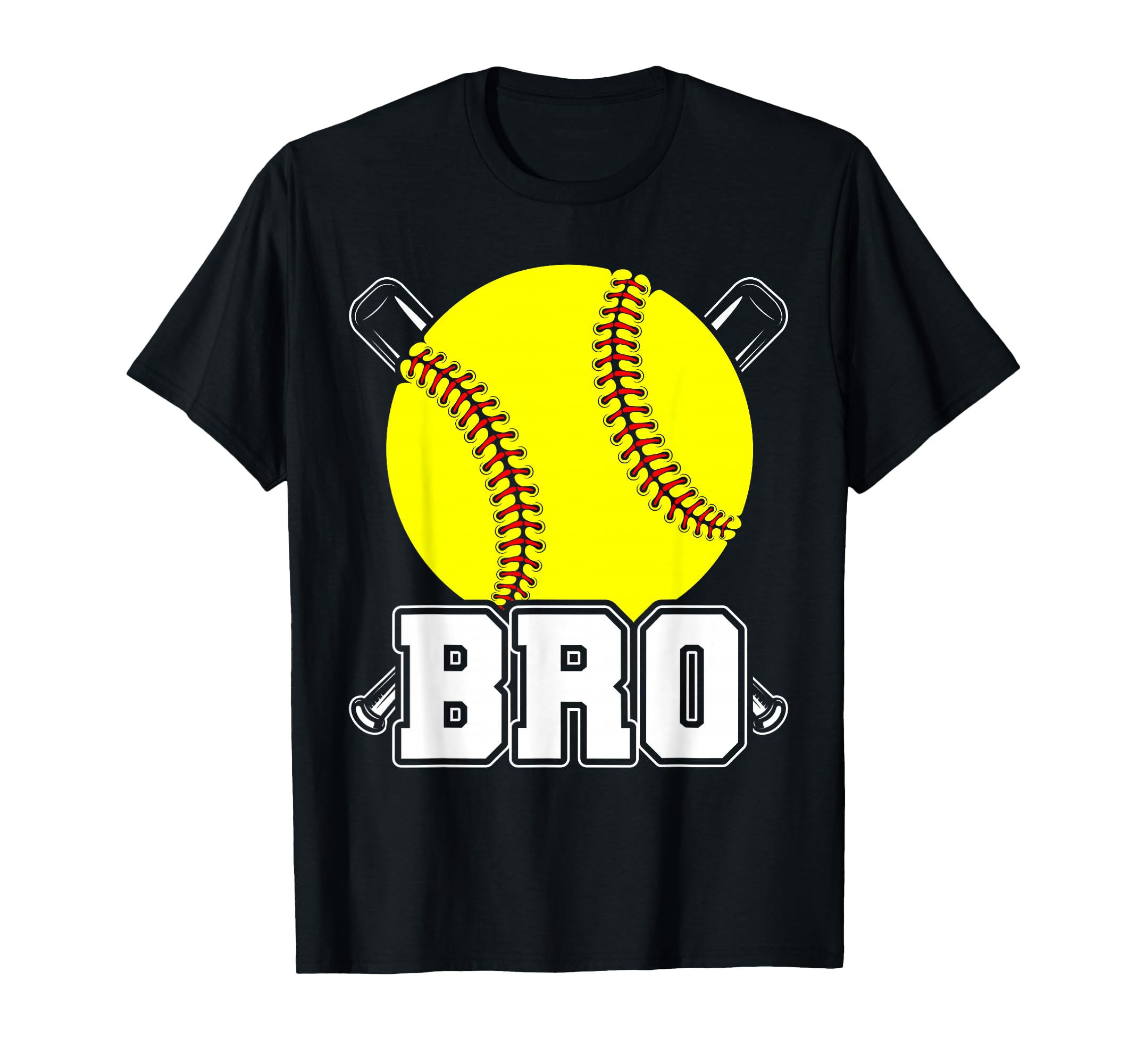 Fastpitch Softball Brother Funny T-Shirt - Graphic Print Men Women - T-Shirt, Sweatshirt, Hoodie
