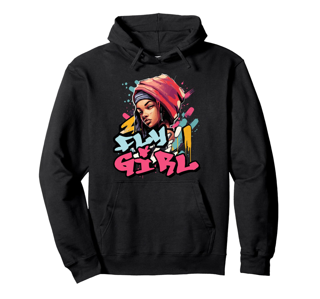 Fly 80S 90S Old School B Hip Hop Hoodie - Trendy Graphic Unisex - T-Shirt, Sweatshirt, Hoodie