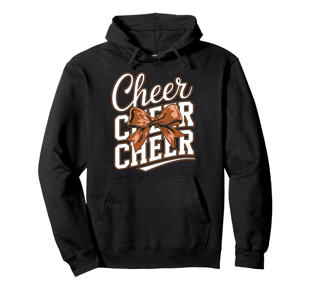 Cheer Mom Mother Bow Cheerleader Game Day Hoodie - Graphic Print Unisex - T-Shirt, Sweatshirt, Hoodie
