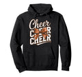 Cheer Mom Mother Bow Cheerleader Game Day Hoodie - Graphic Print Unisex - T-Shirt, Sweatshirt, Hoodie