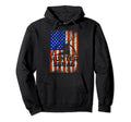 Hunter Squad Deer Patriotic American Hoodie - Minimalist Print for Adults - T-Shirt, Sweatshirt, Hoodie