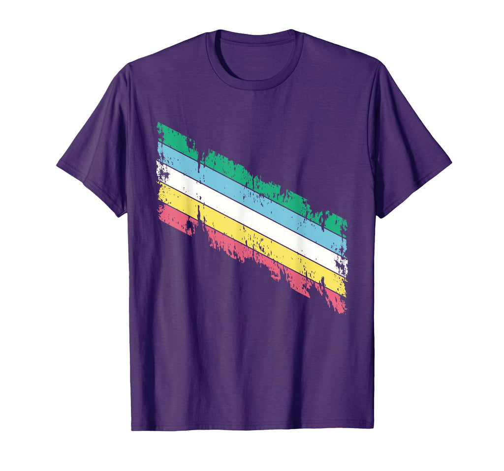 Disability Pride Flag Distressed T-Shirt - Fun Novelty Design Men Women - T-Shirt, Sweatshirt, Hoodie
