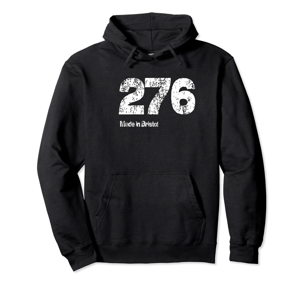 276 Made Bristol Distressed Hoodie - Unique Graphic for Adults - T-Shirt, Sweatshirt, Hoodie