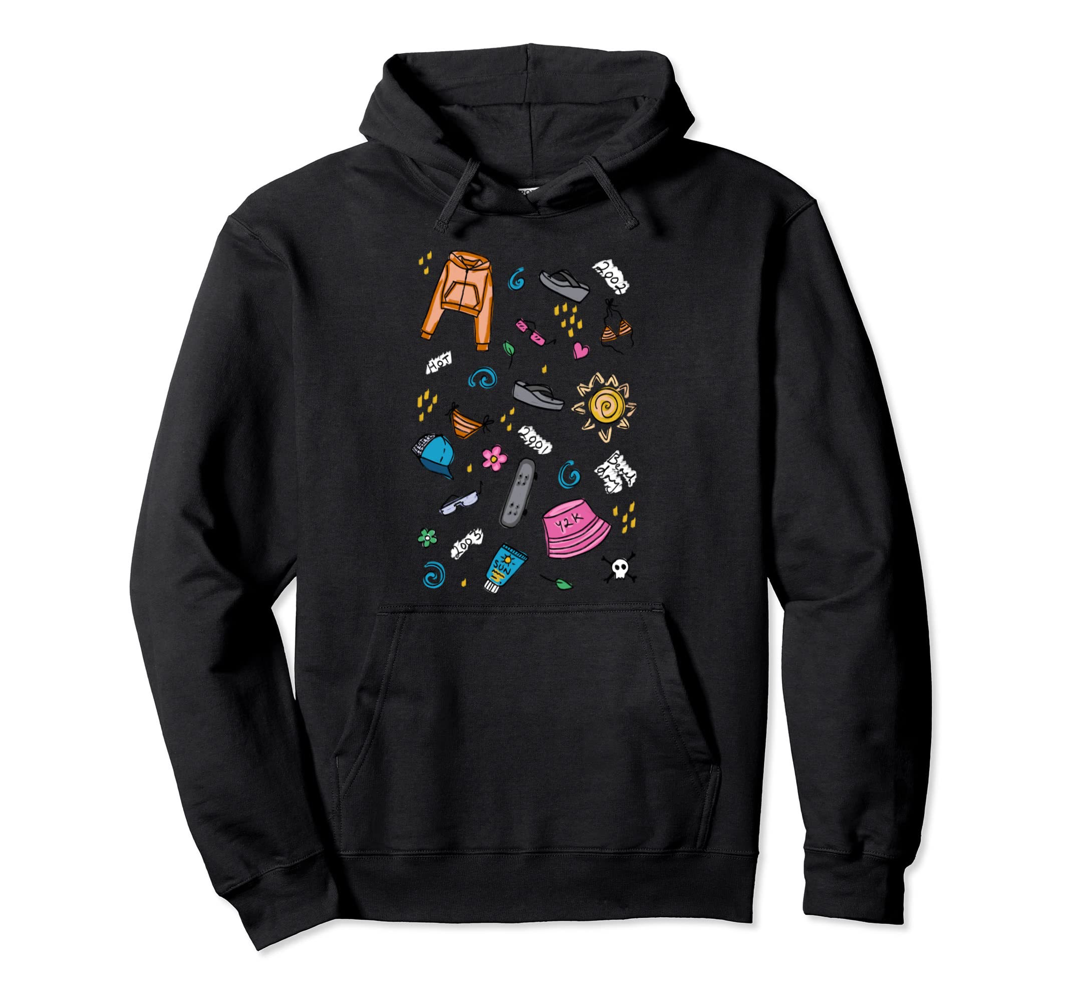 Y2K Aesthetic Room Decor 2000S Pop Hoodie - Custom Art Print Men Women - T-Shirt, Sweatshirt, Hoodie