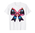 Coquette Bow Arcade Gaming Gamer T-Shirt - Minimalist Print Men Women - T-Shirt, Sweatshirt, Hoodie