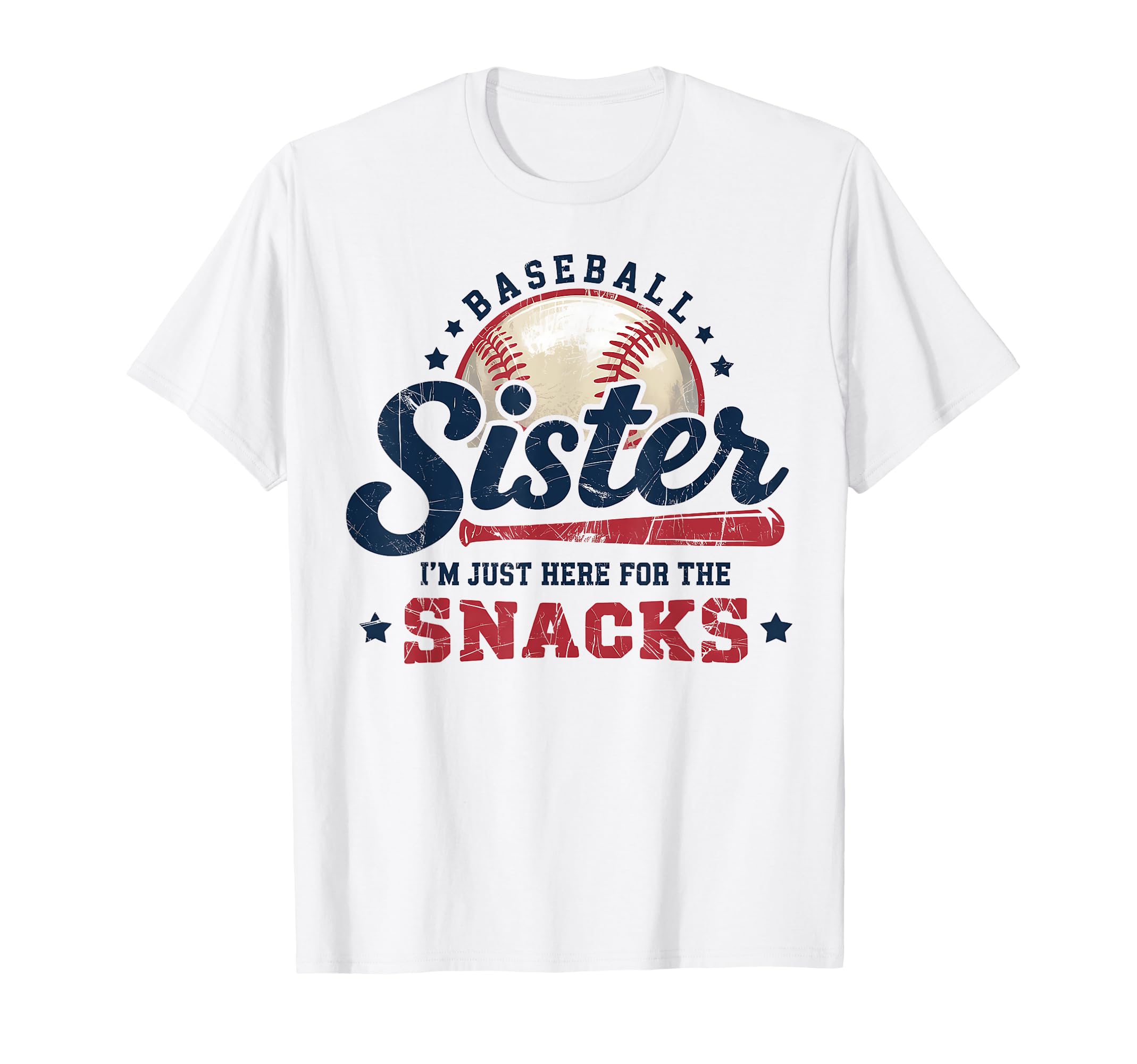 Funny Game Day Baseball Sister Im Just T-Shirt - Novelty Apparel Unisex - T-Shirt, Sweatshirt, Hoodie