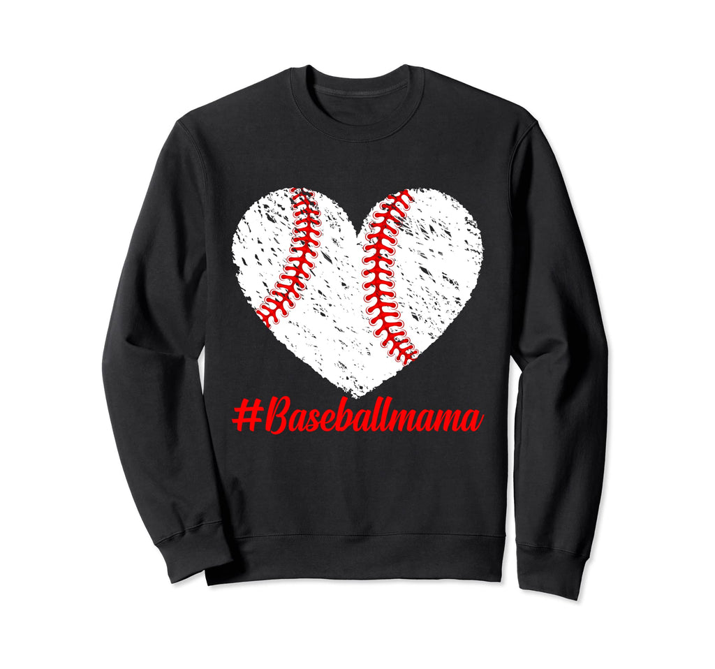 Mothers Day Distressed Baseball Sweatshirt - Custom Art Print for Adults - T-Shirt, Sweatshirt, Hoodie