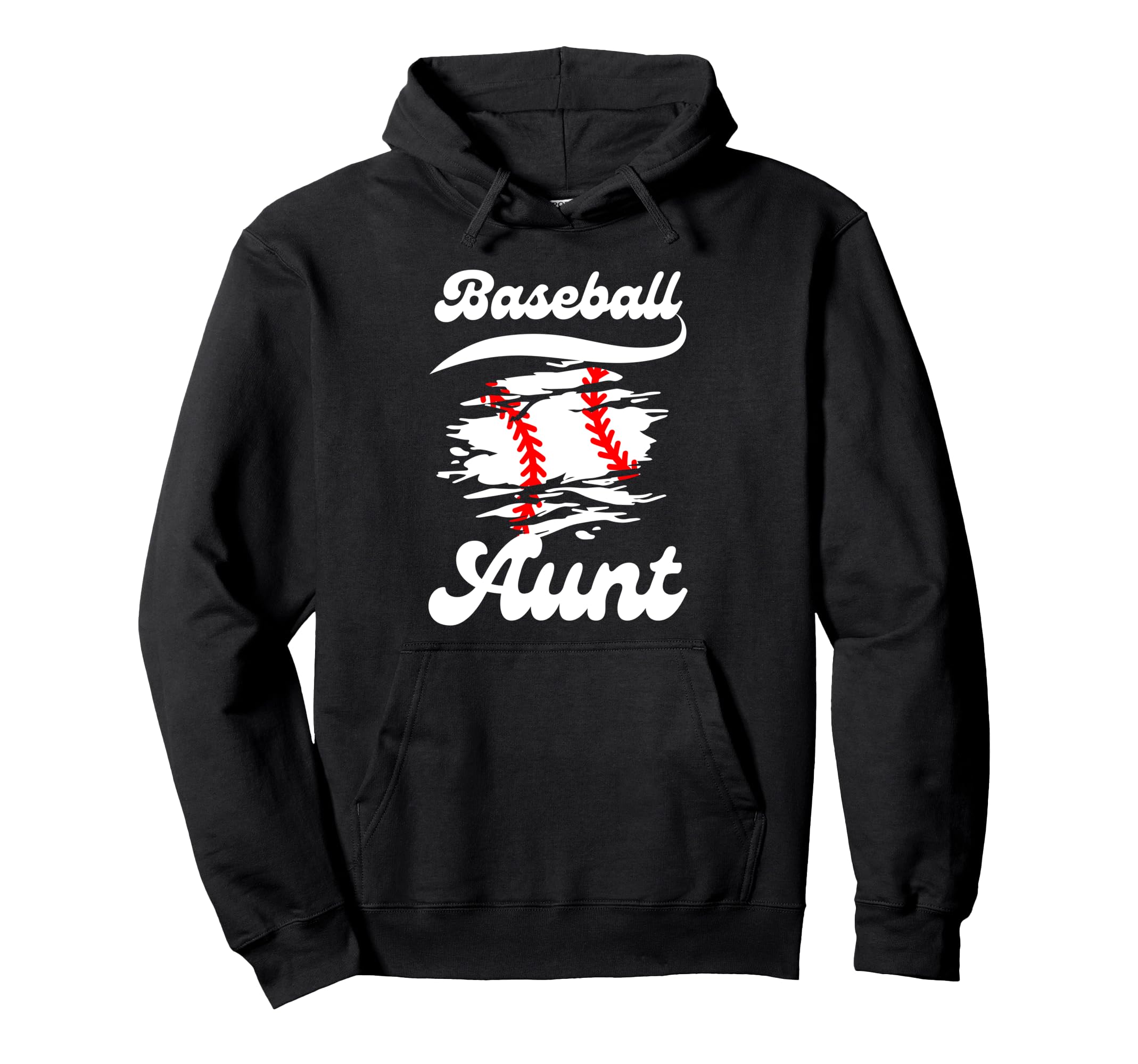 Baseball Aunt Family Matching Aunt Baseball Hoodie - Graphic Print Unisex - T-Shirt, Sweatshirt, Hoodie